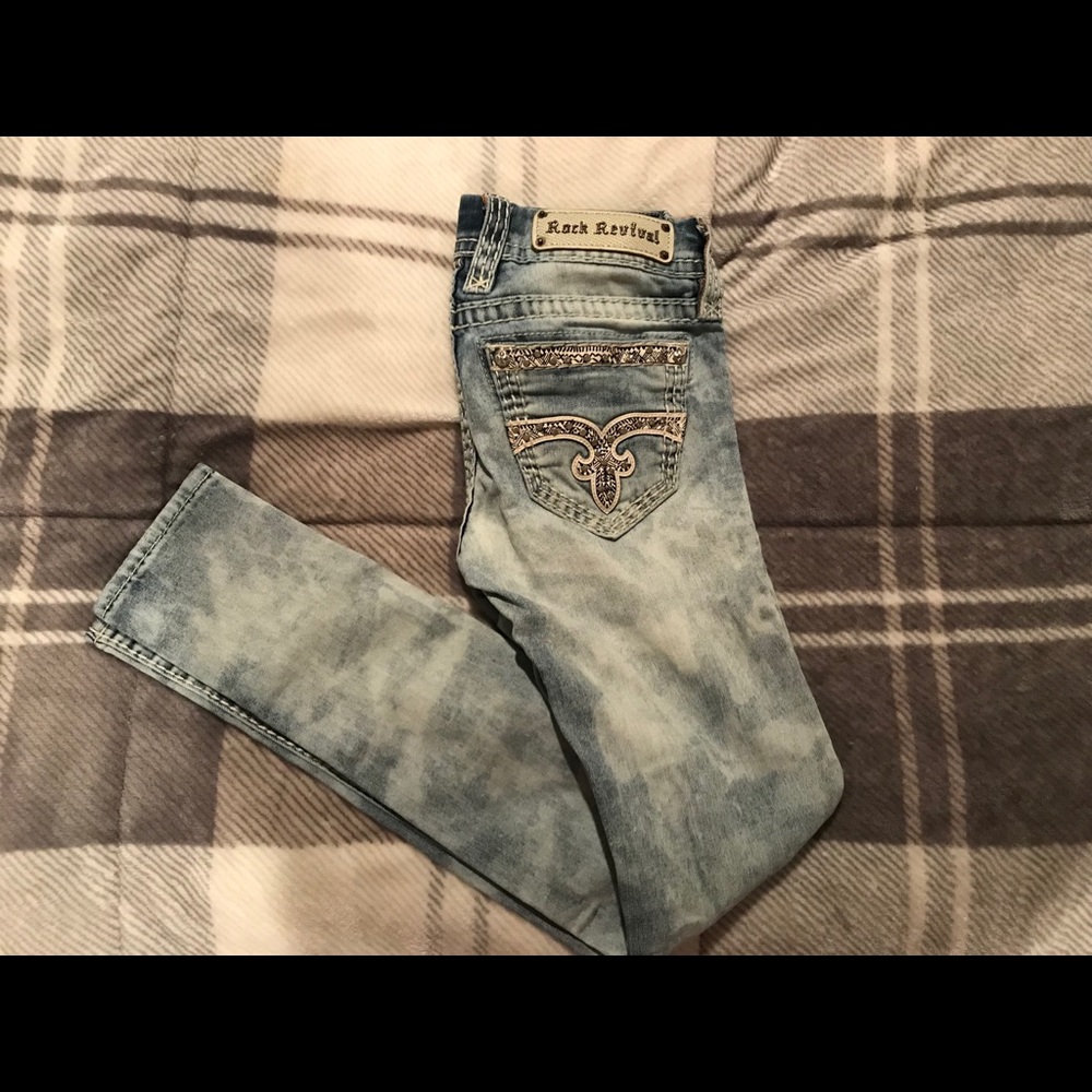 Rock Revival Women’s Size 25 Luiza Cuffed Skinny